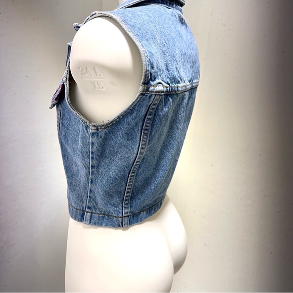 Vintage Bongo Cropped Sexy Jean Jacket size xs - Picture 8 of 12